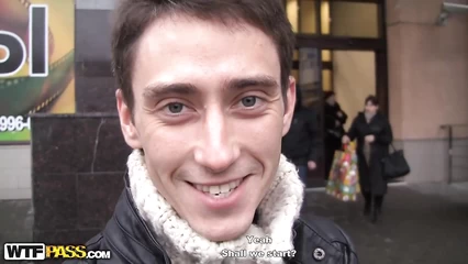 The two of us picked up a skinny girl on the street and crushed her anus