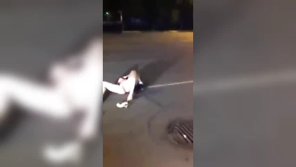 The girl got drunk