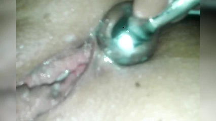 Wife with anal plug