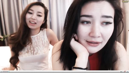 Broadcast with two Kazakh girls