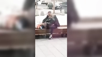 Public blowjob on Arbat