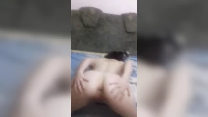 Gives it to her lover's ass while her husband is at work
