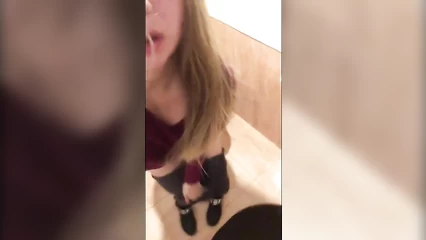 I ran into the toilet to tug at my cap