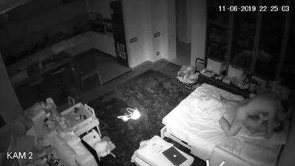 Russian couple fucks late at night