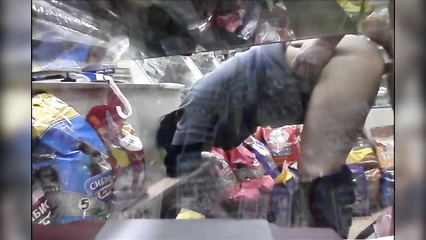 The saleswoman gave Tom doggy style in the store
