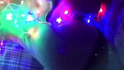 New Year with lights