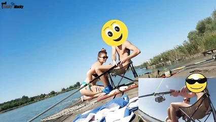 Sex with a friend on a fishing platform