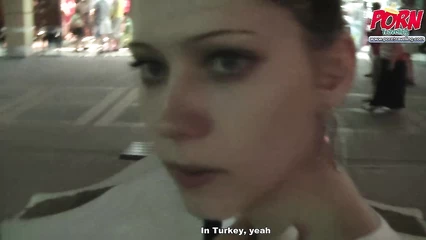 A walk through a Turkish resort at night and a trip to the store