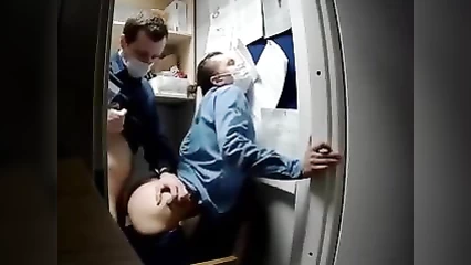 Smacked the conductor in the back room at the station