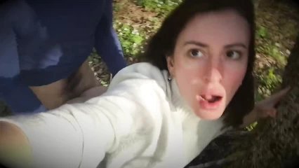 Oksana films herself being fucked doggy style