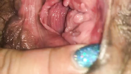 Hairy pussy close up