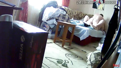 Couple having sex on hidden camera