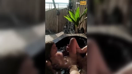 Nika gets fucked in the jacuzzi at the resort
