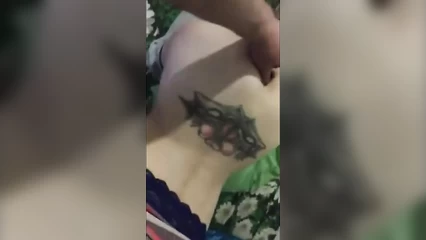 Took me by the cheek with a plug in the ass