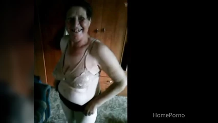 Grandma, undress and lie down