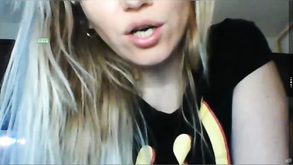 Veronica gets naughty and chats on webcam
