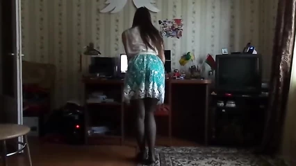 Showing off a young body