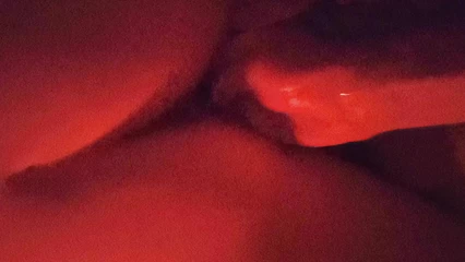 Hand in wife's pussy