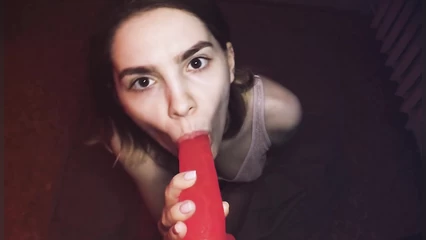 This is how they learn to suck dick in college