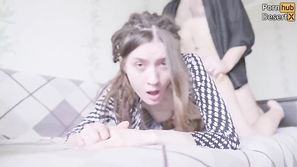 I didn’t watch Lena jerking off and fucked her